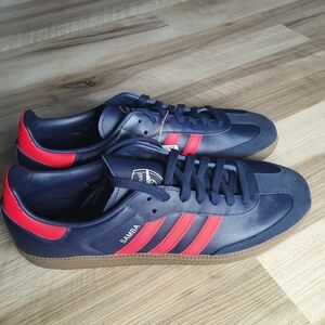 Adidas Samba Arsenal Gunners Navy Red Premier League JQ4037 Men's Size 12 New